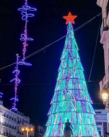 Fiesta de Navidad en Madrid