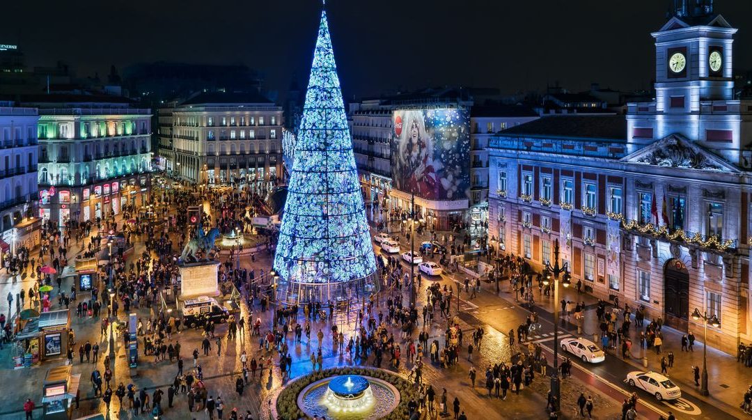 Fiesta de Navidad en Madrid