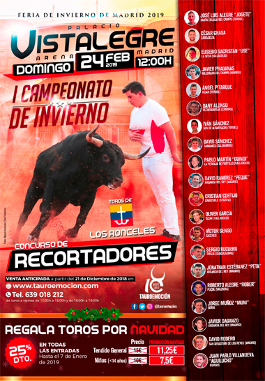 Concurso de Recortadores en Vistalegre